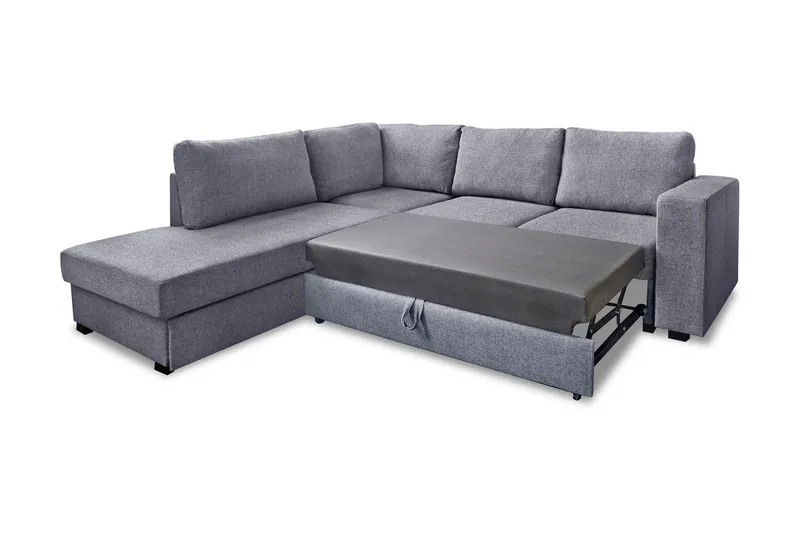 Leo Bäddsoffa 3-sits med Schäslong Vänster - Ljusgrå - Möbler - Soffa - Bäddsoffa