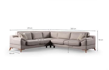 Lepinas 6-sits Hörnsoffa - Möbler - Soffa - Bäddsoffa
