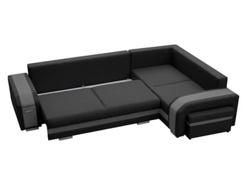 Lesley 4-sits Hörnbäddsoffa med förvaring - beige - Möbler - Soffa - Bäddsoffa