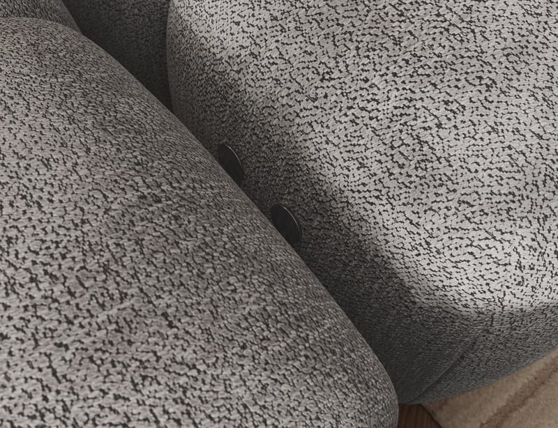 Levvi 3-sits Bubblig Bäddsoffa med Divan Vänster - Coralline 03 - Möbler - Soffa - Bäddsoffa