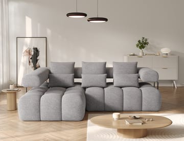 Levvi 3-sits Bubblig Bäddsoffa med Divan Vänster - Coralline 03 - Möbler - Soffa - Bäddsoffa