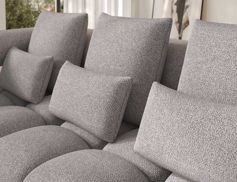 Levvi 3-sits Bubblig Bäddsoffa med Divan Vänster - Paolli 04 - Möbler - Soffa - Bäddsoffa