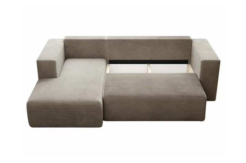 Listowel 3-sits Hörnbäddsoffa Beige/Light beige - Möbler - Soffa - Bäddsoffa