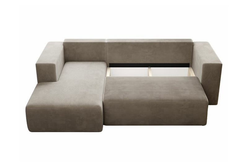 Listowel 3-sits Hörnbäddsoffa Brown - Möbler - Soffa - Bäddsoffa