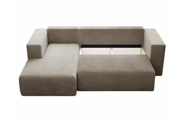 Listowel 3-sits Hörnbäddsoffa Light grey/Dark grey - Möbler - Soffa - Bäddsoffa