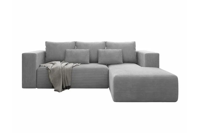 Listowel 3-sits Hörnbäddsoffa Light grey/Dark grey - Möbler - Soffa - Bäddsoffa