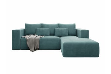 Listowel 3-sits Hörnbäddsoffa Turquoise - Möbler - Soffa - Bäddsoffa