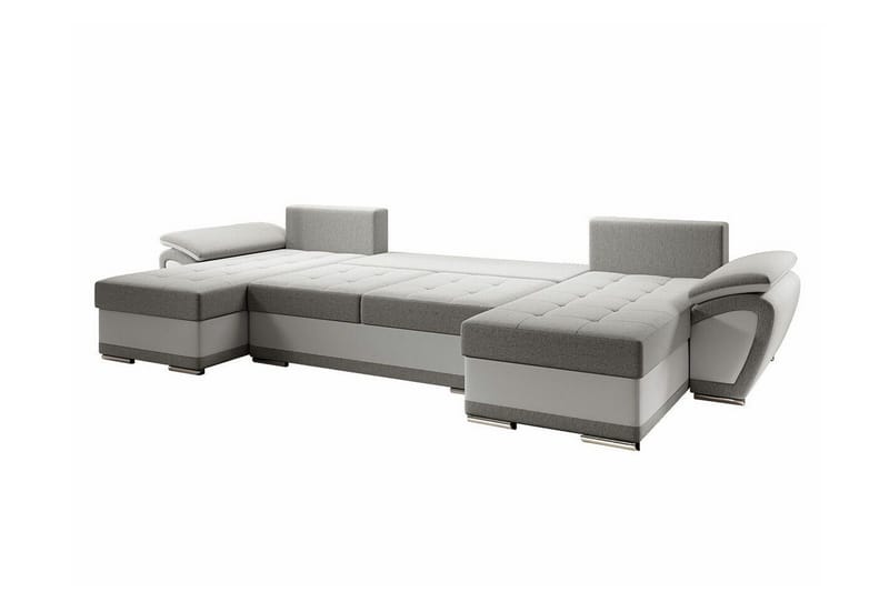 Listowel 4-sits Hörnbäddsoffa Dark grey/Light grey - Möbler - Soffa - Bäddsoffa