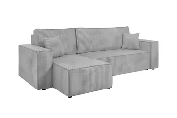 Magston 3-sits Hörnbäddsoffa - Ljusgrå - Möbler - Soffa - Bäddsoffa
