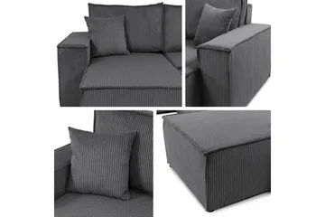 Magston 4-sits Hörnbäddsoffa - Grön - Möbler - Soffa - Bäddsoffa