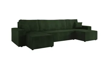 Magston 4-sits Hörnbäddsoffa - Grön - Möbler - Soffa - Bäddsoffa