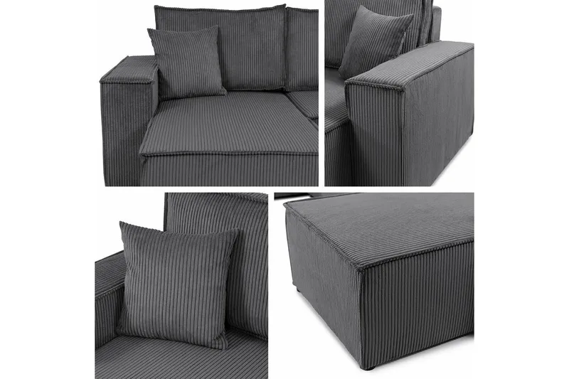 Magston 4-sits Hörnbäddsoffa - Möbler - Soffa - Bäddsoffa