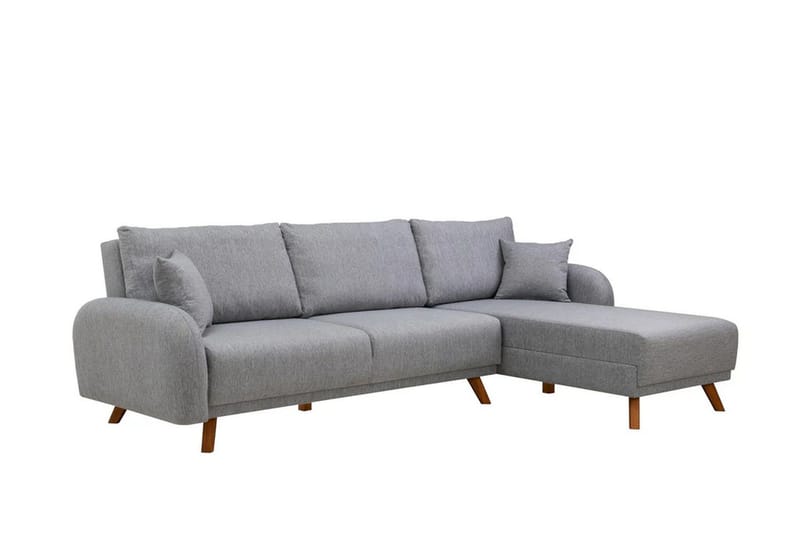 Malkiat Hörnbäddsoffa - Grå - Möbler - Soffa - Bäddsoffa
