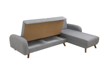 Malkiat Hörnbäddsoffa - Grå - Möbler - Soffa - Bäddsoffa