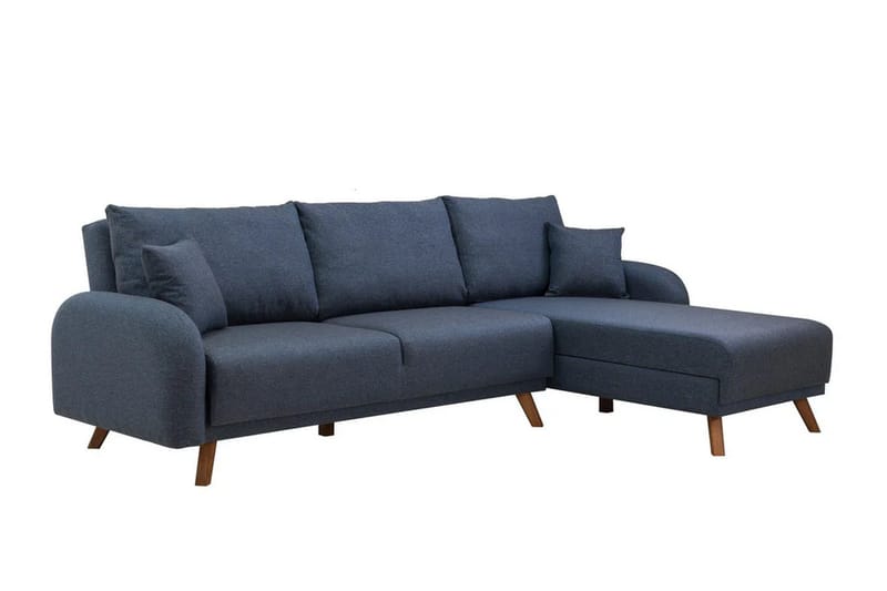Malkiat Hörnbäddsoffa - Mörkblå - Möbler - Soffa - Bäddsoffa