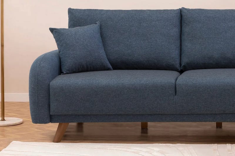 Malkiat Hörnbäddsoffa - Mörkblå - Möbler - Soffa - Bäddsoffa