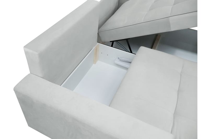 Manetto Bäddsoffa m. Divan 2-sits - Svart/Brun - M öbler - Soffa - Bäddsoffa