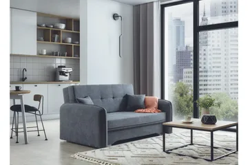 Manita Bäddsoffa med Förvaring 2-sits - Grå - Möbler - Soffa - Bäddsoffa