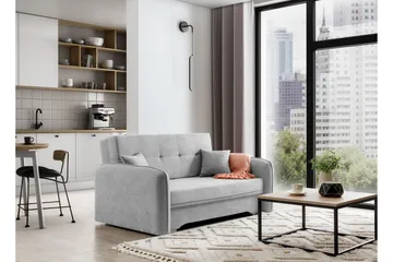 Manita Bäddsoffa med Förvaring 2-sits - Grå - Möbler - Soffa - Bäddsoffa
