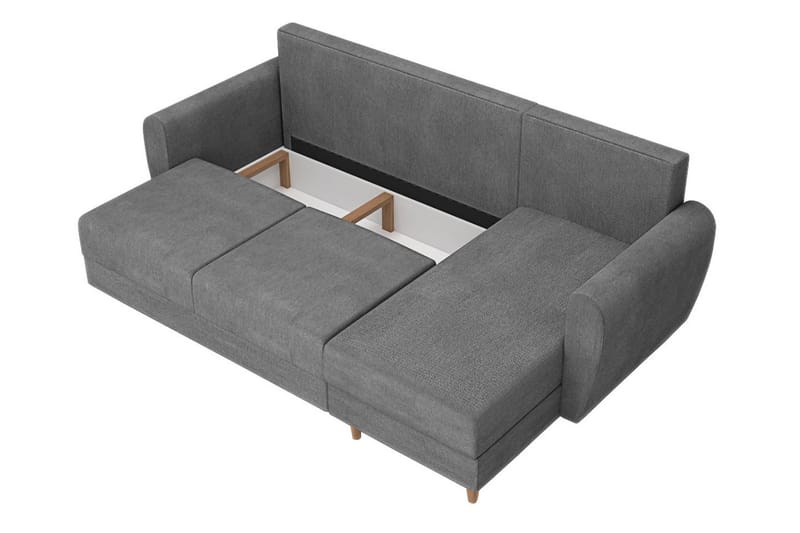 Manstad Hörnbäddsoffa - Brun - Möbler - Soffa - Bäddsoffa