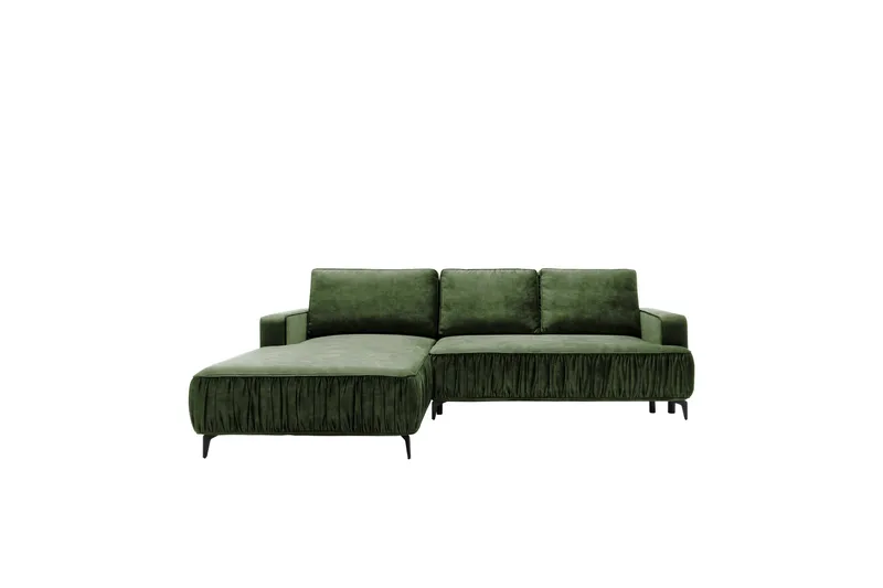 Marisana Bäddsoffa m. Divan 3-sits, Grön