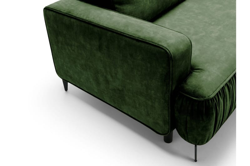 Marisana Bäddsoffa m. Divan 3-sits - Grön - Möbler - Soffa - Bäddsoffa
