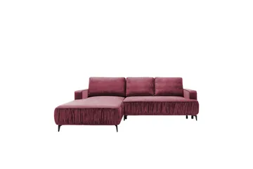 Marisana Bäddsoffa m. Divan 3-sits - Rosa - Möbler - Soffa - Bäddsoffa