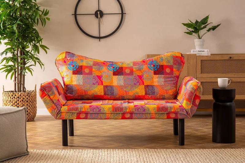 Maroochydore Bäddsoffa 2-sits 180x65 cm, Flerfärgad