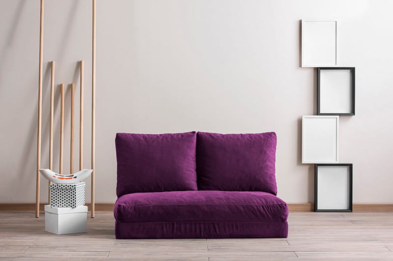 Maydena Bäddsoffa 2-sits 120x185 - Lila - Möbler - Soffa - Bäddsoffa