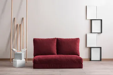 Maydena Bäddsoffa 2-sits 120x185 - Maroon - Möbler - Soffa - Bäddsoffa