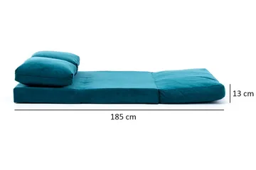 Maydena Bäddsoffa 2-sits 120x185 - Turkos - Möbler - Soffa - Bäddsoffa