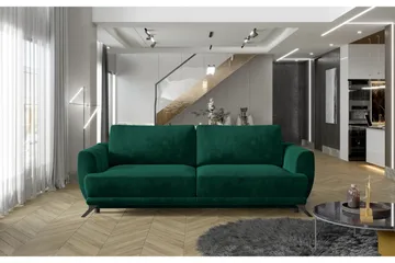 Megis 3-sits Bäddsoffa - Grön - Möbler - Soffa - Bäddsoffa