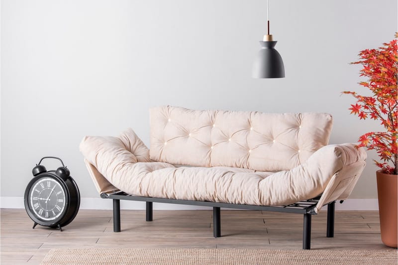 Mezonzo 3-sits Bäddsoffa - Beige - Möbler - Soffa - Bäddsoffa