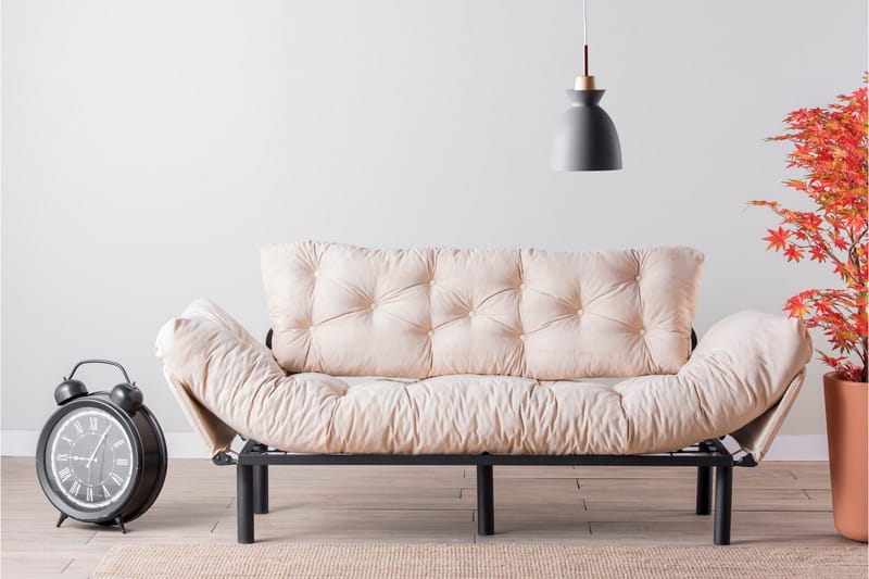 Mezonzo 3-sits Bäddsoffa - Beige - Möbler - Soffa - Bäddsoffa