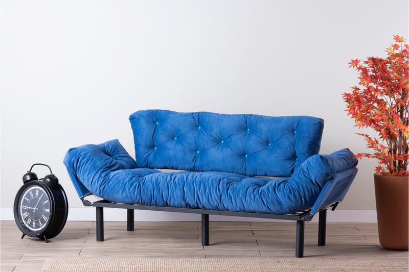 Mezonzo 3-sits Bäddsoffa - Blå - Möbler - Soffa - Bäddsoffa