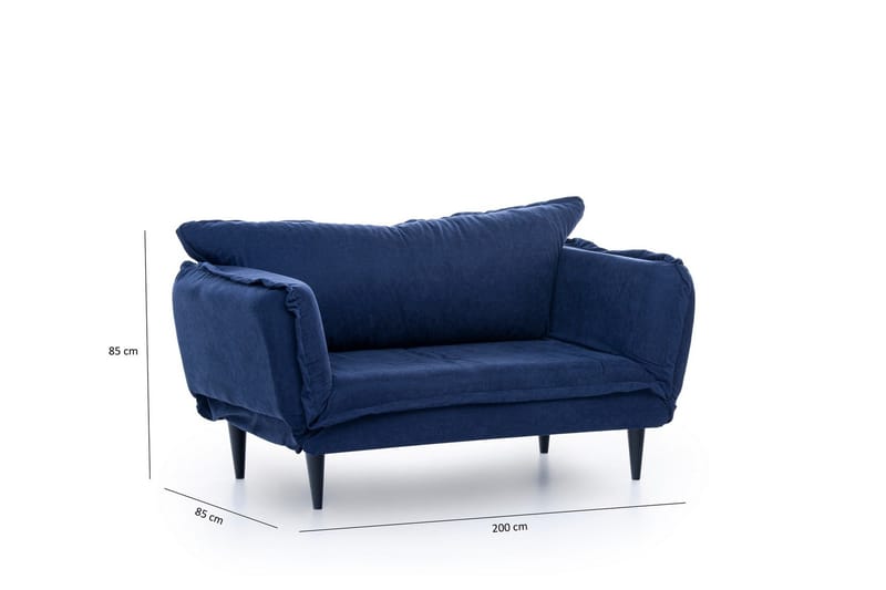Mezonzo 3-sits Bäddsoffa - Blå - Möbler - Soffa - Bäddsoffa