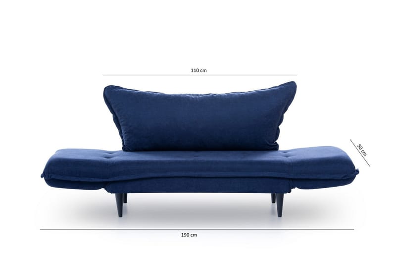 Mezonzo 3-sits Bäddsoffa - Blå - Möbler - Soffa - Bäddsoffa