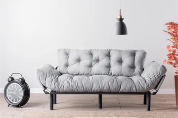 Mezonzo 3-sits Bäddsoffa - Grå - Möbler - Soffa - Bäddsoffa