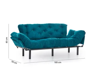 Mezonzo 3-sits Bäddsoffa - Grön - Möbler - Soffa - Bäddsoffa