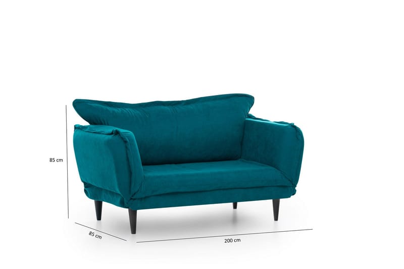 Mezonzo 3-sits Bäddsoffa - Grön - Möbler - Soffa - Bäddsoffa