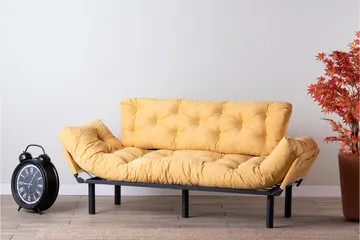 Mezonzo 3-sits Bäddsoffa - Gul - Möbler - Soffa - Bäddsoffa