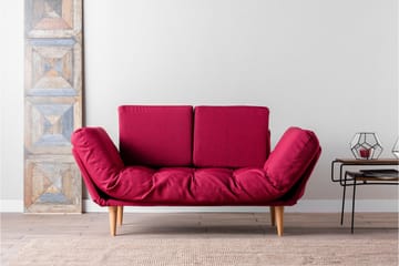 Mezonzo 3-sits Bäddsoffa - Röd - Möbler - Soffa - Bäddsoffa