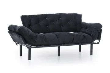 Mezonzo 3-sits Bäddsoffa - Svart - Möbler - Soffa - Bäddsoffa