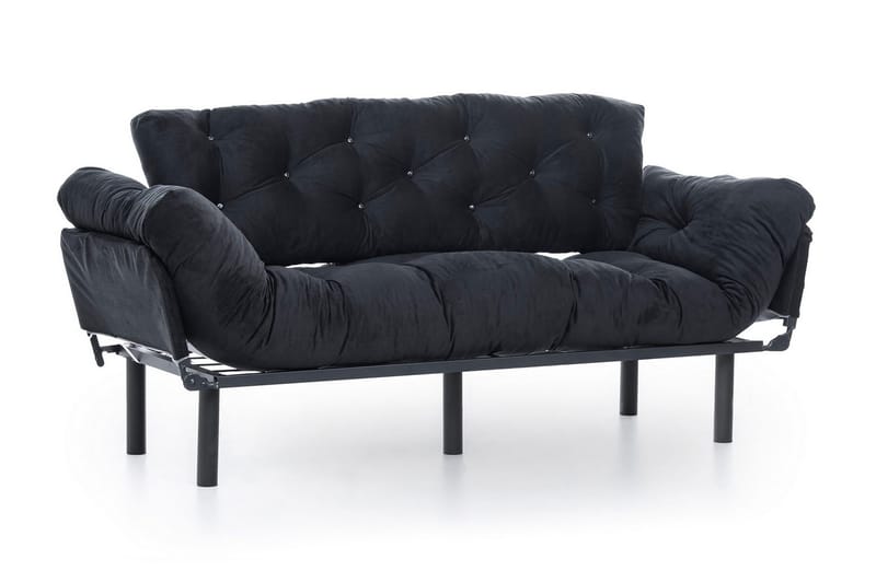 Mezonzo 3-sits Bäddsoffa - Svart - Möbler - Soffa - Bäddsoffa