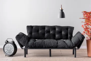 Mezonzo 3-sits Bäddsoffa - Svart - Möbler - Soffa - Bäddsoffa