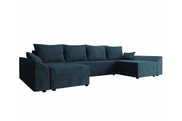 Midfeld 4-sits Hörnbäddsoffa Dark blue - Möbler - Soffa - Bäddsoffa