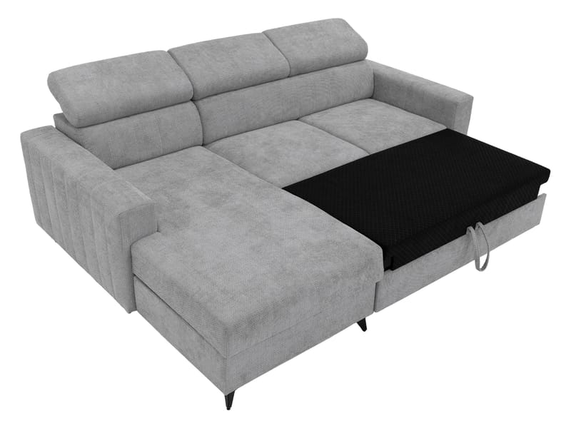 Milano 3-sits Bäddsoffa divan vänster med förvaring - gul - Möbler - Soffa - Bäddsoffa
