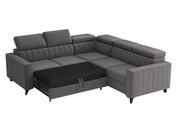 Milano 5-sits Bäddsoffa hörn med förvaring - Beige - Möbler - Soffa - Bäddsoffa