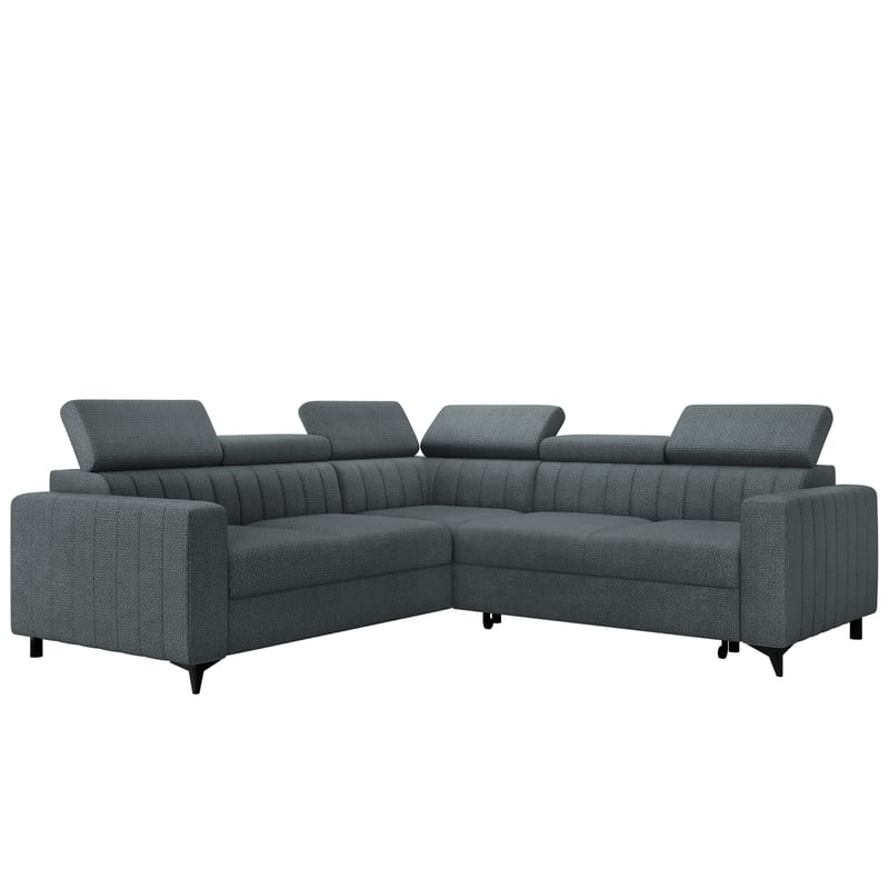 Milano 5-sits Bäddsoffa hörn med förvaring - Mörkgrå - Möbler - Soffa - Bäddsoffa