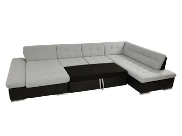 Mireo U-formad 5-sits Bäddsoffa med förvaring - beige - Möbler - Soffa - Bäddsoffa
